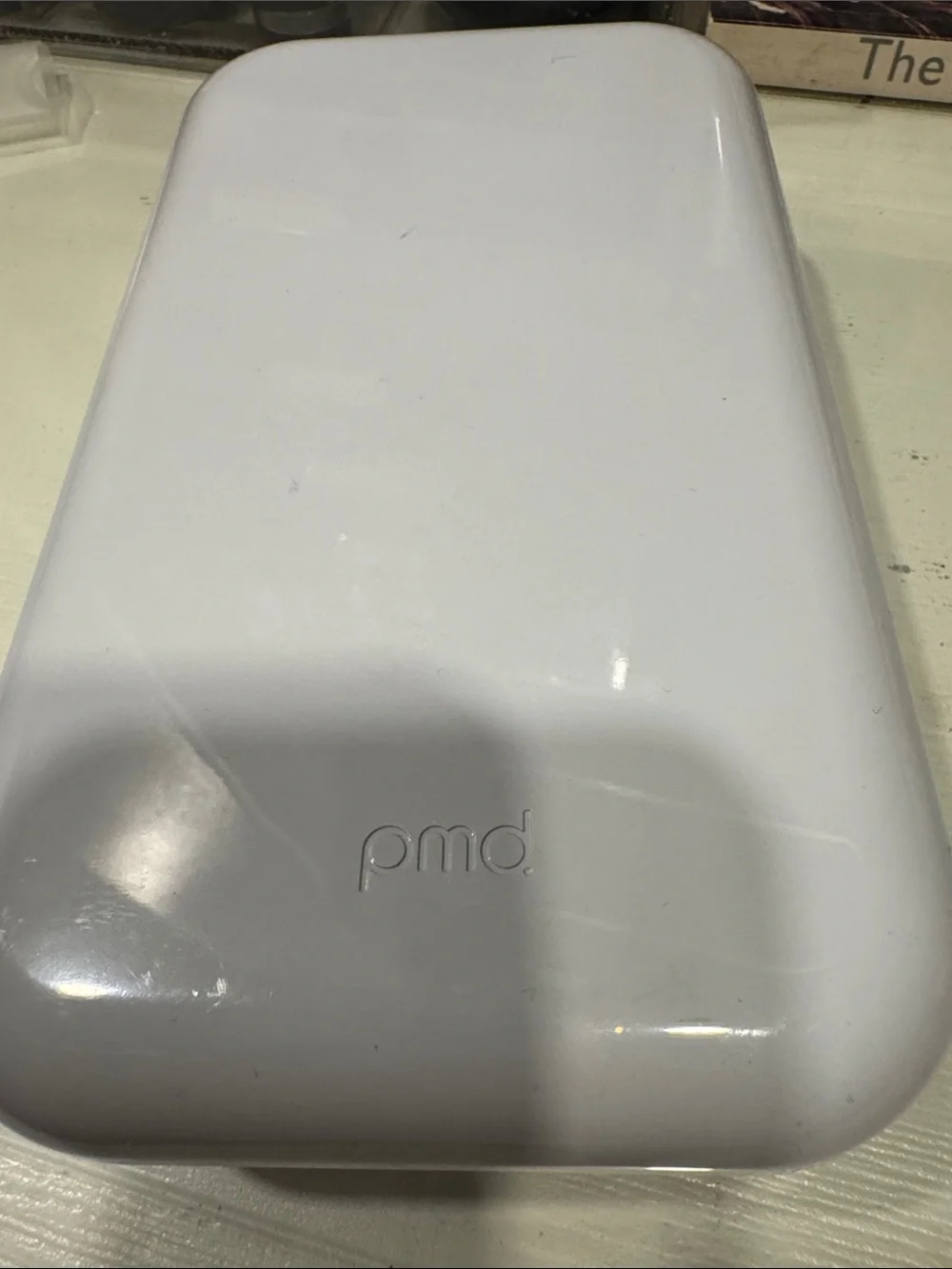 PMD personal At-Home Microdermabrasion Elite Pro Device in Rose Gold and White